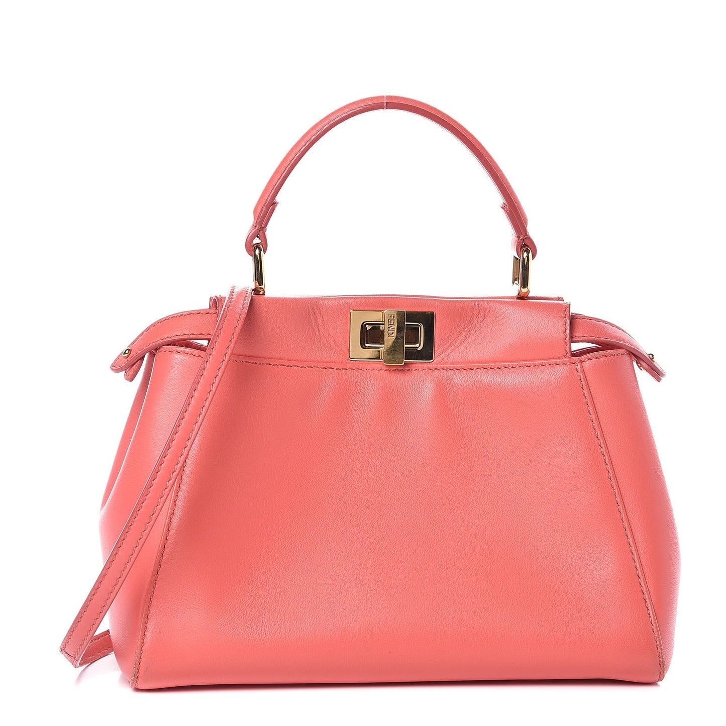 Nappa Mini Peekaboo Iconic Satchel Rosa Exstasy