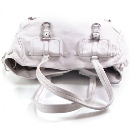 Prada Leather Multi Pocket Hobo White 6 of 12