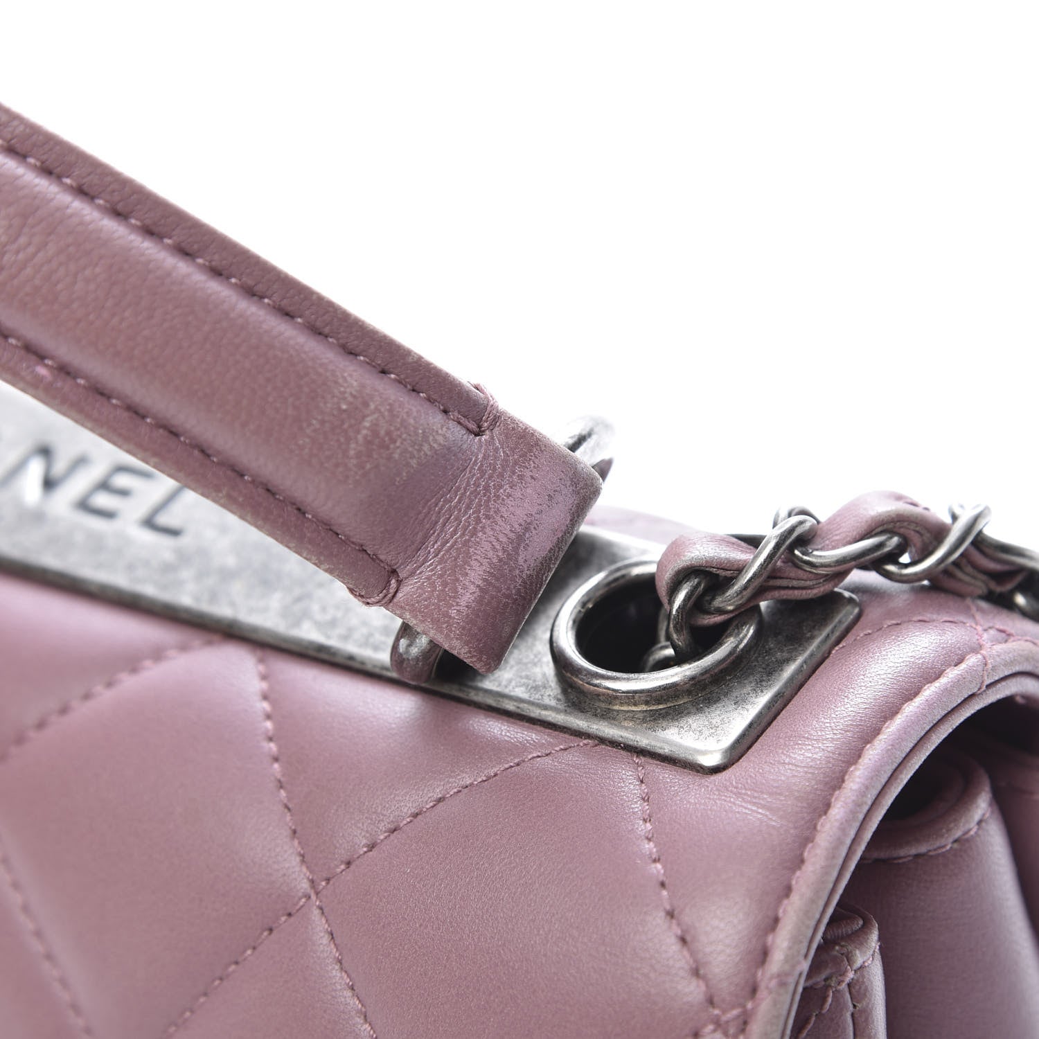 Chanel Lambskin Quilted Small Trendy CC Flap Dual Handle Bag Light Purple 17 of 17