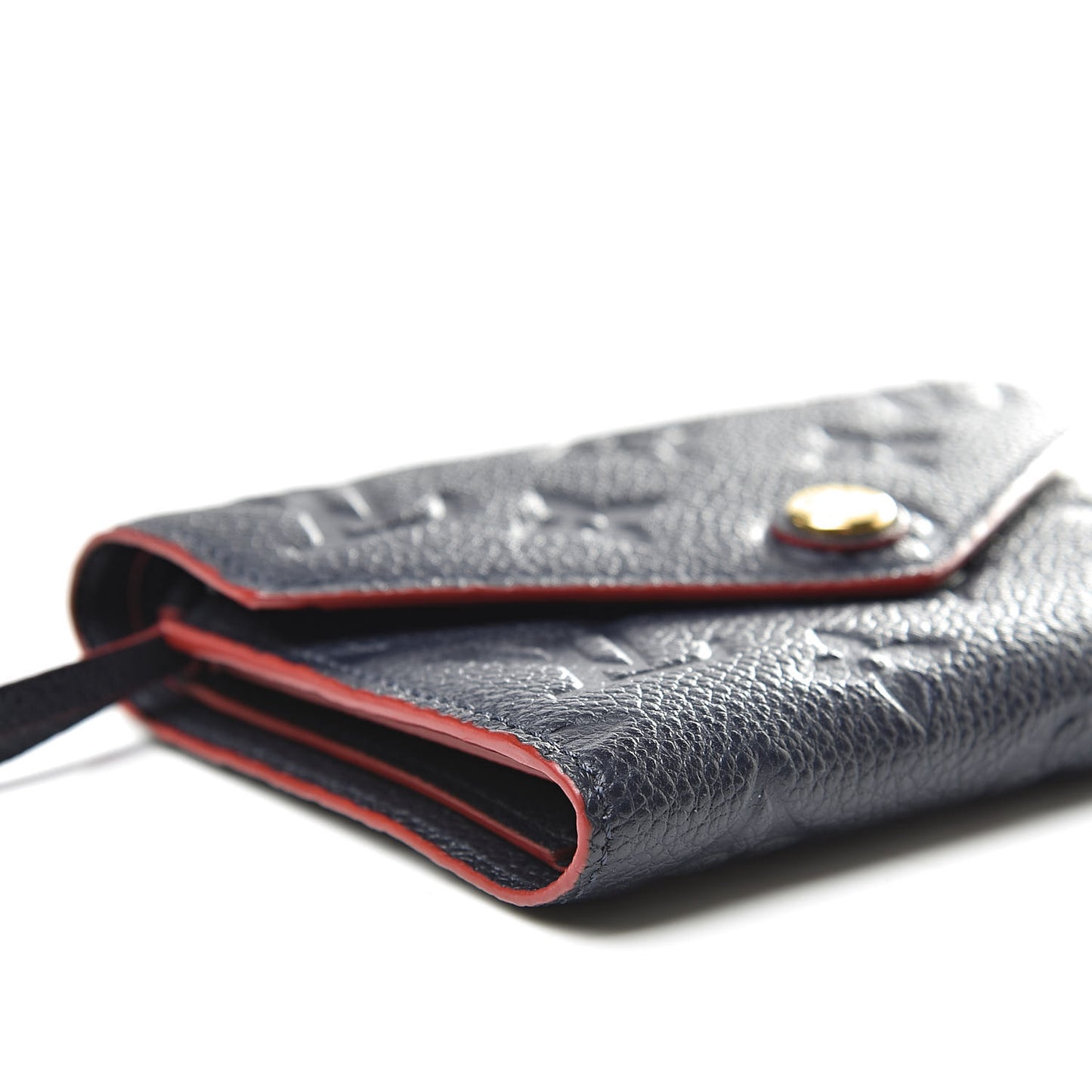 Empreinte Victorine Wallet Marine Rouge