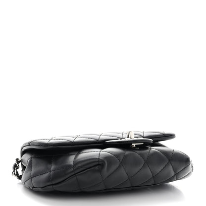 Chanel Calfskin Quilted CC Uniform Flap Belt Bag Black 4 of 13