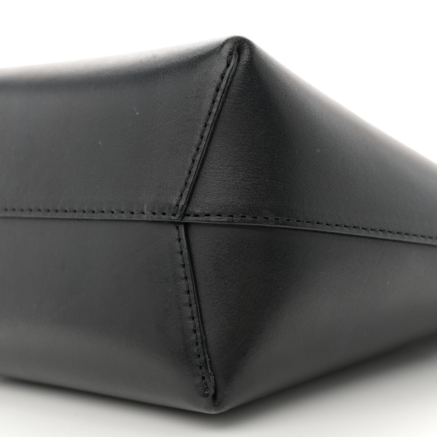 Mansur Gavriel Calfskin Mini Bucket Bag Black Ballerina 9 of 12