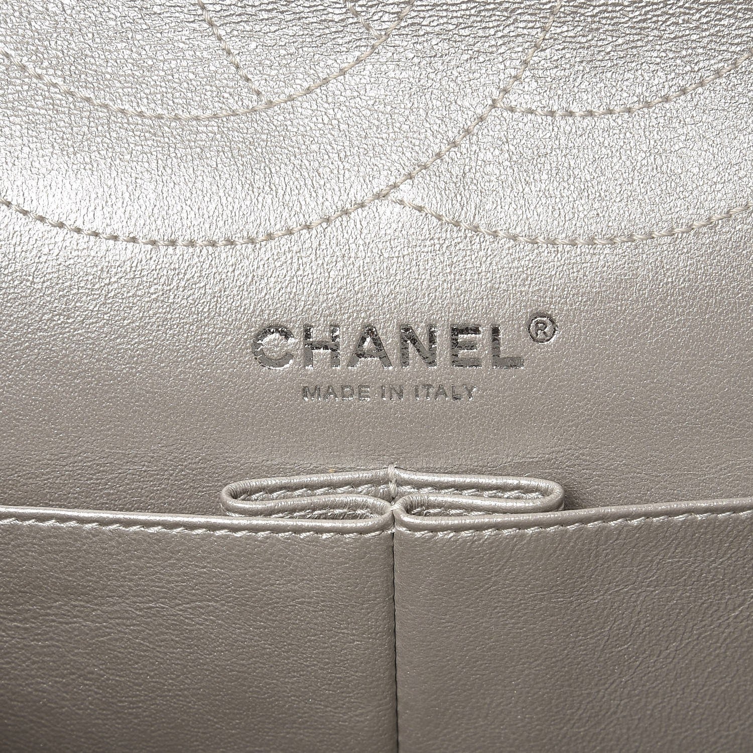 Chanel Metallic Lambskin Quilted 2.55 Reissue 227 Flap Silver 7 of 11