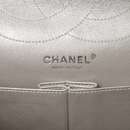 Chanel Metallic Lambskin Quilted 2.55 Reissue 227 Flap Silver 7 of 11