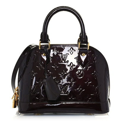 Louis Vuitton Vernis Alma BB Amarante 1 of 12