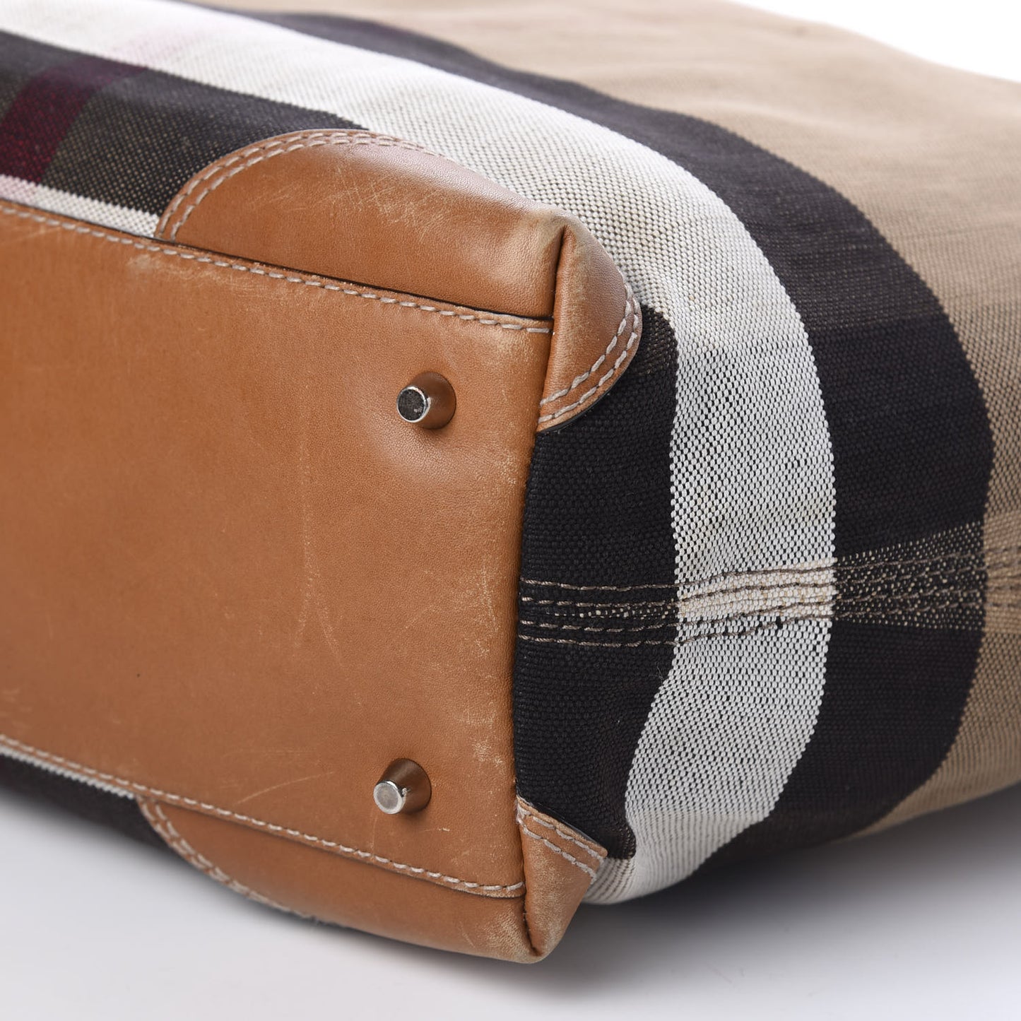 Canvas Mega Check Medium Maidstone Saddle Brown