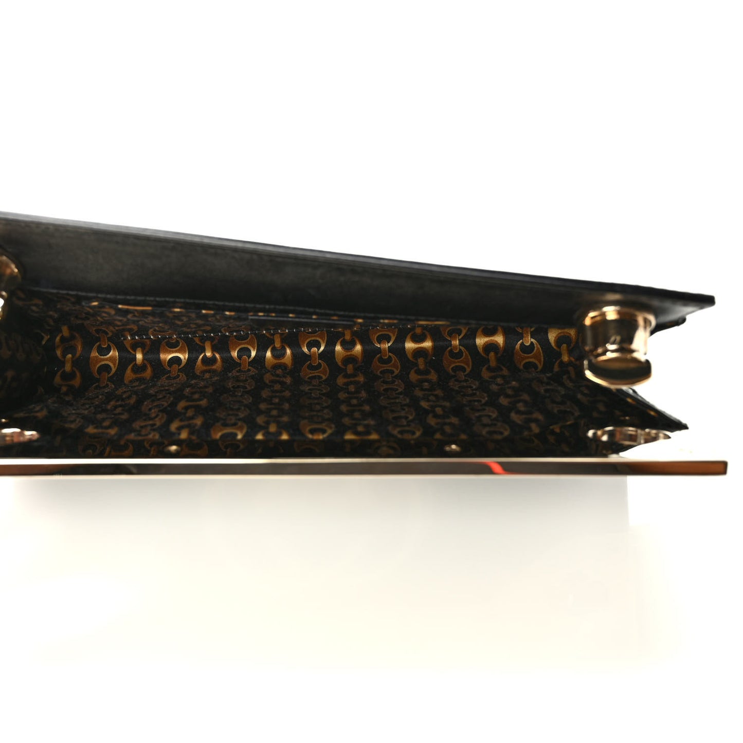 Patent Britt Interlocking G Starlight Clutch Black