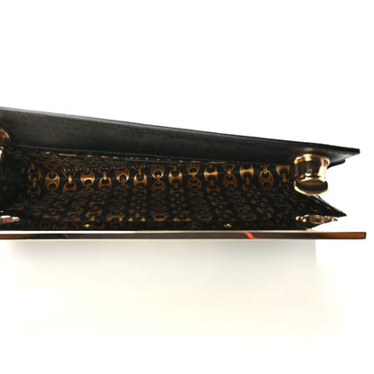 Gucci Patent Britt Interlocking G Starlight Clutch Black 5 of 7