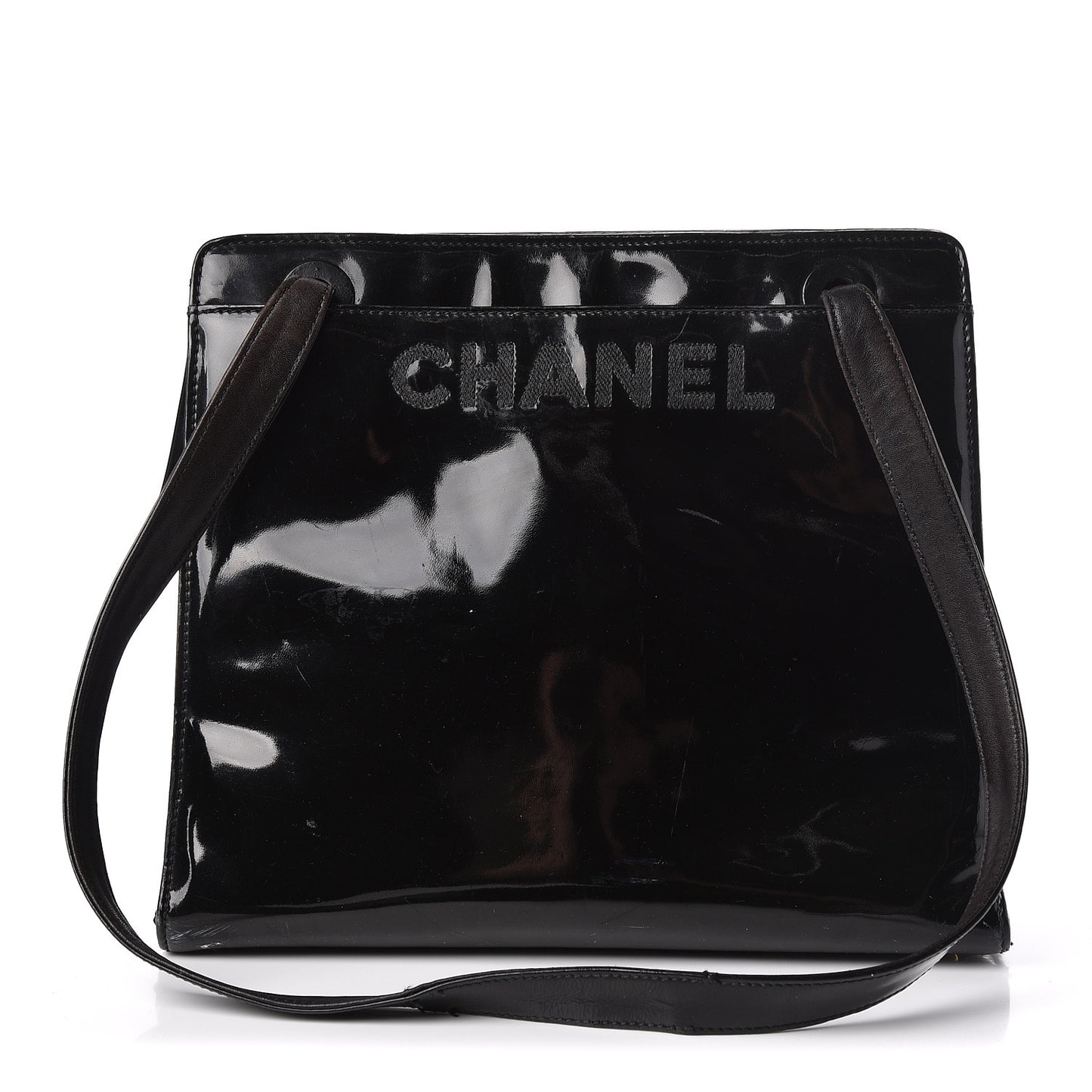Patent Logo Tote Black