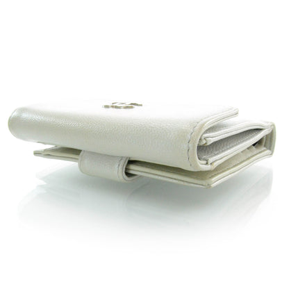 Chanel Caviar Billfold Wallet Pearl 3 of 7