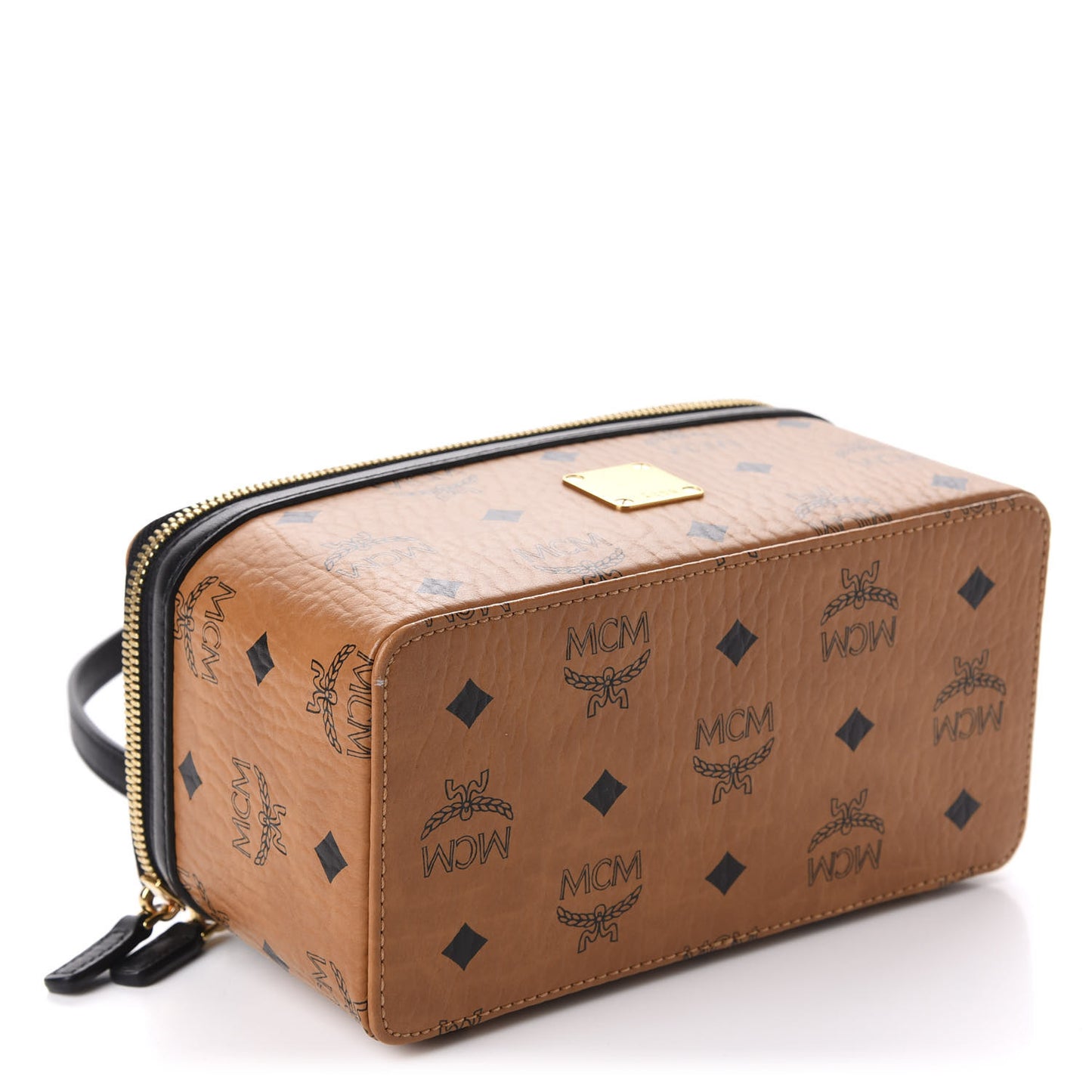 Visetos Vanity Case Cognac Black