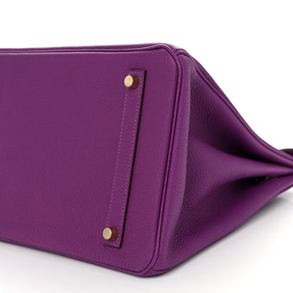 Hermes Togo Birkin 35 Anemone 8 of 10