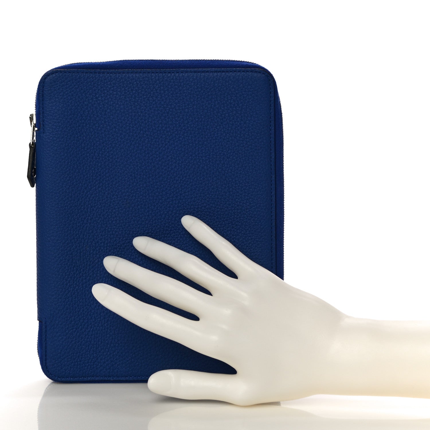 Hermes Togo E-Zip iPad Mini Notebook Cover Bleu Electrique 2 of 12