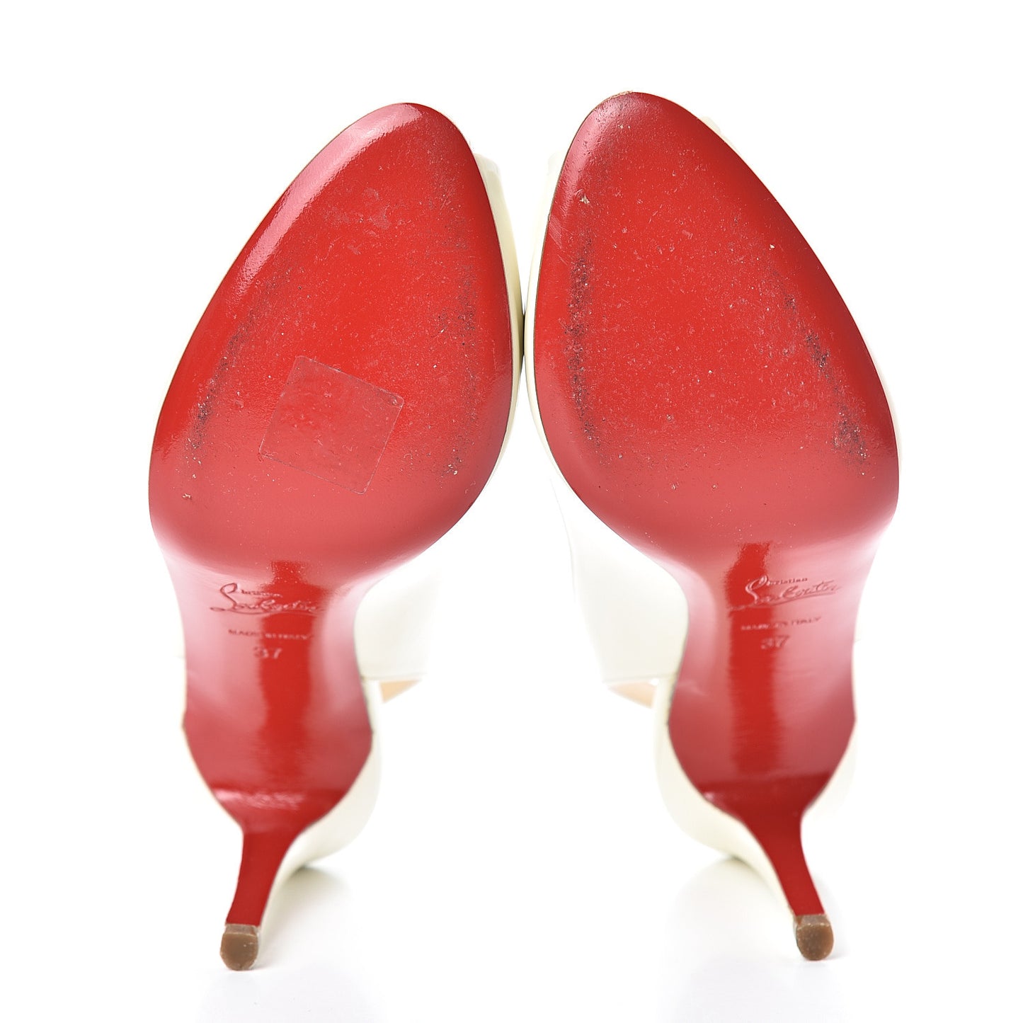 Patent Lady Sling 100 Pumps 37 Ivory