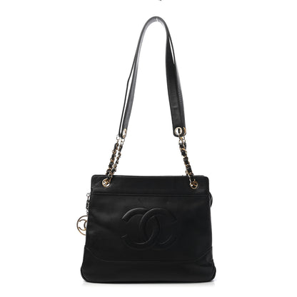 Chanel Lambskin CC Shoulder Bag Black 1 of 15