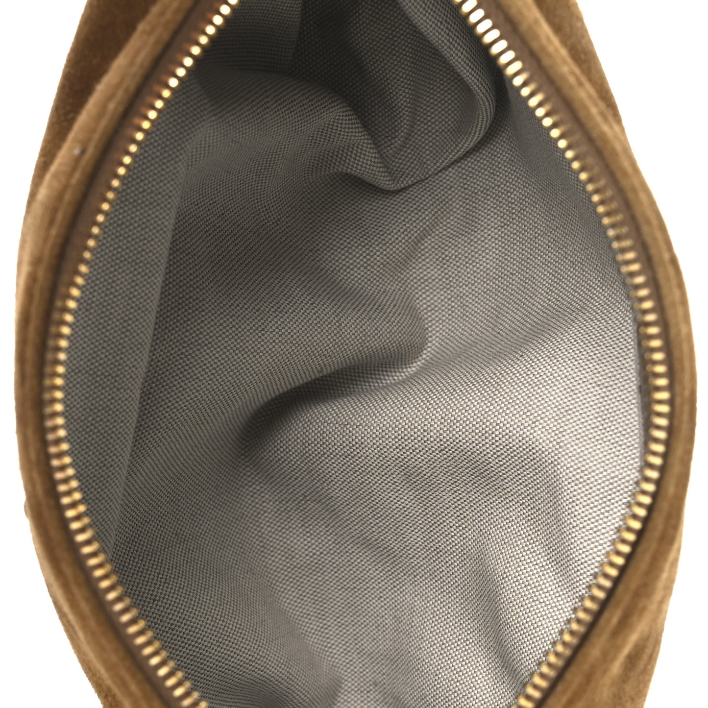 Suede Pouch Olive Green