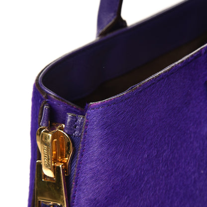 Tom Ford Calf Hair Medium Jennifer Trapeze Tote Purple 13 of 16