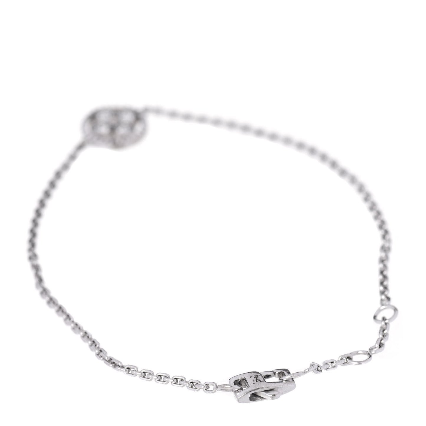 18K White Gold Diamond Blossom BB Bracelet
