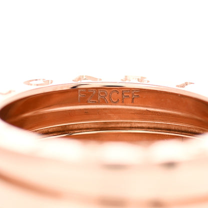 Bulgari 18K Rose Gold B.Zero1 Four-Band Ring 49 4.75 7 of 8