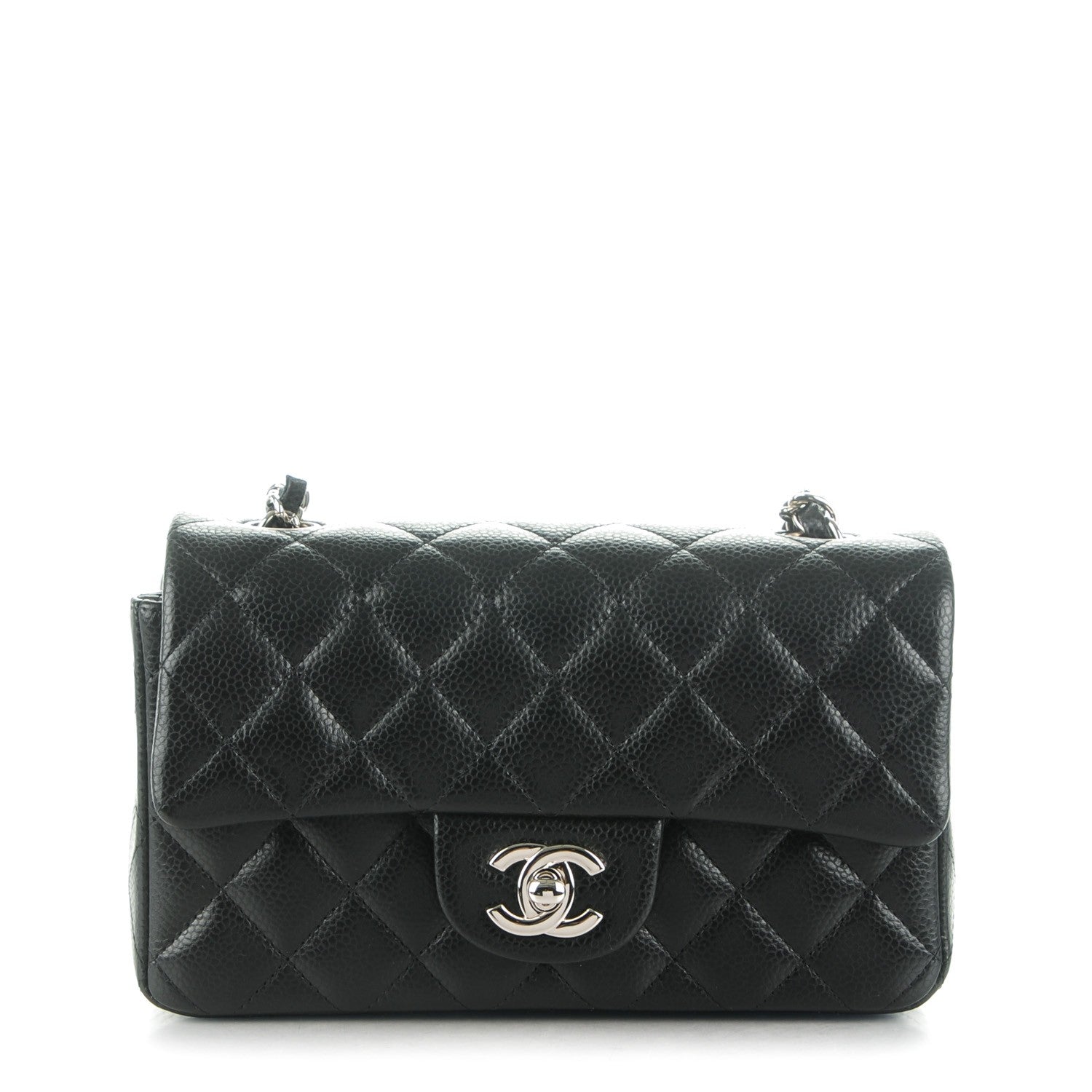 Chanel Caviar Quilted Mini Rectangular Flap Black 1 of 8