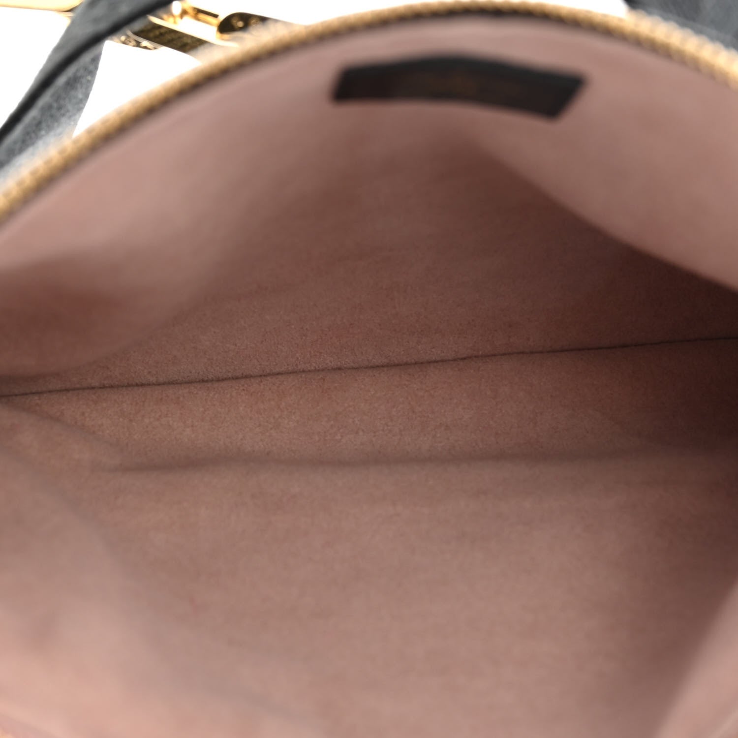 Louis Vuitton Lambskin Embossed Monogram Coussin PM Black 5 of 11