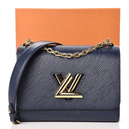 Louis Vuitton Epi Twist Shoulder Bag MM Indigo 10 of 10