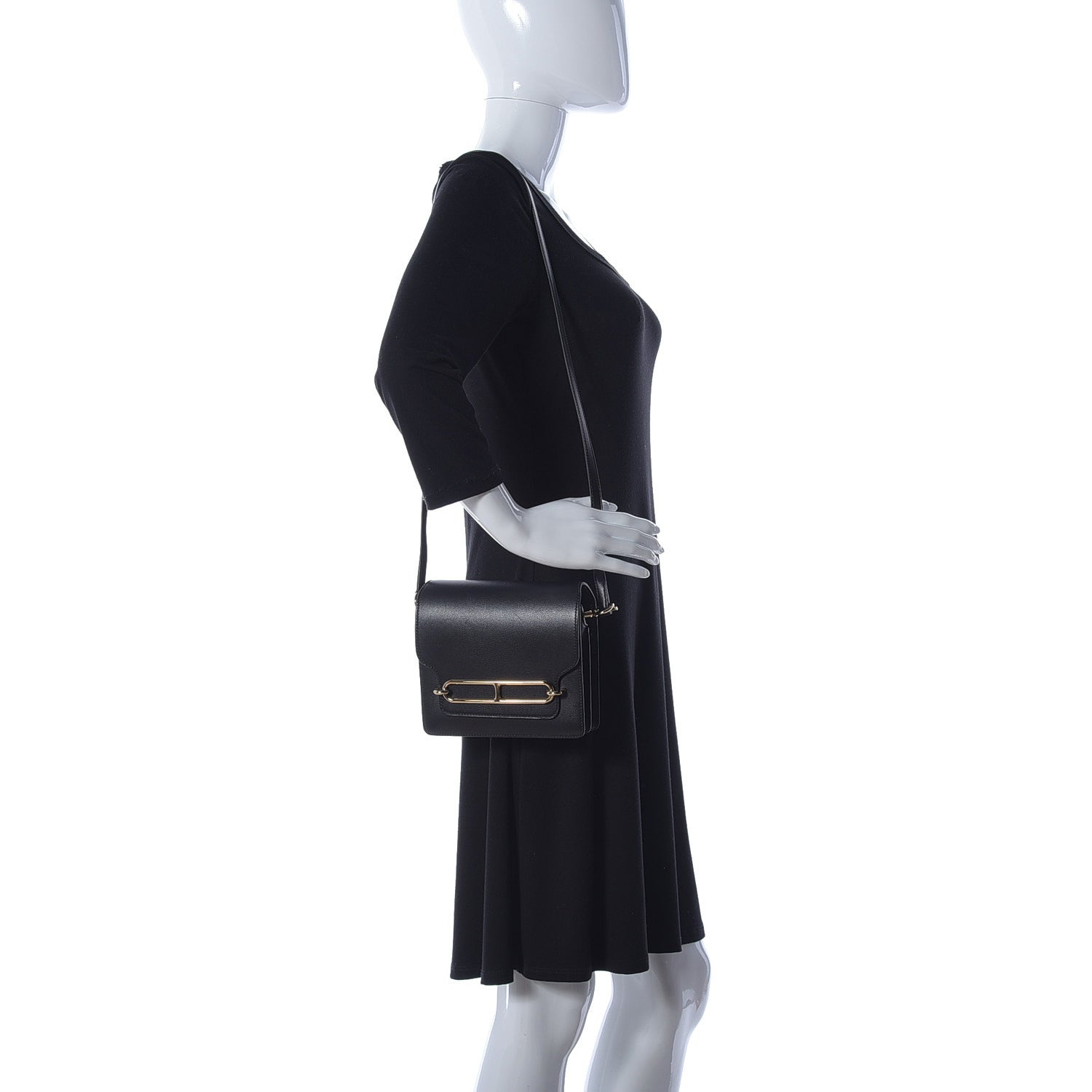 Hermes Evercolor Mini Sac Roulis Black 2 of 9