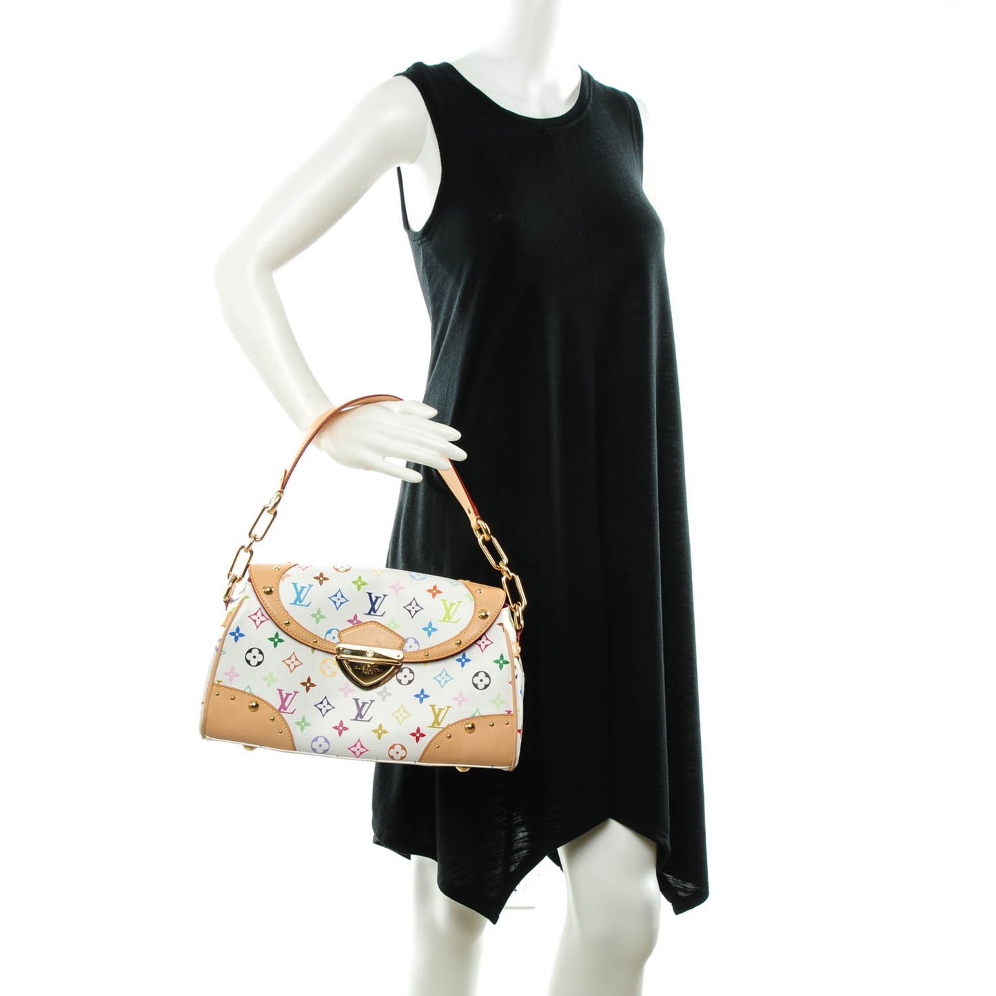 Monogram Multicolor Beverly MM White