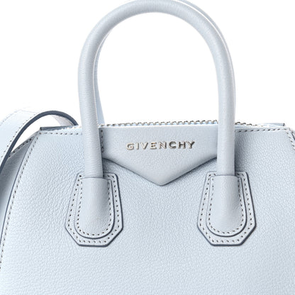 Givenchy Sugar Goatskin Mini Antigona Baby Blue 9 of 9