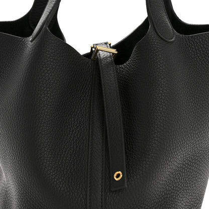 Hermes Taurillon Clemence Picotin Lock 22 MM Black 8 of 11