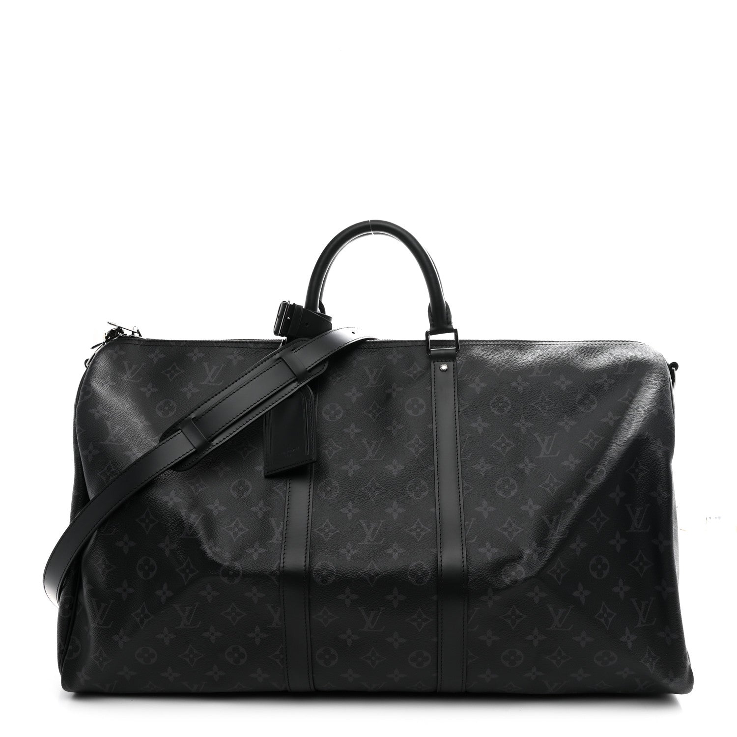 Louis Vuitton Monogram Eclipse Keepall Bandouliere 55 1 of 8