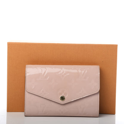 Louis Vuitton Vernis Sarah Compact Wallet Rose Ballerine 10 of 10