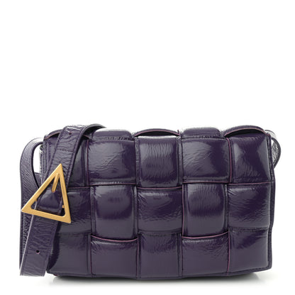 Bottega Veneta Textured Deerskin Maxi Intrecciato Padded Cassette Crossbody Bag Raisin 1 of 12