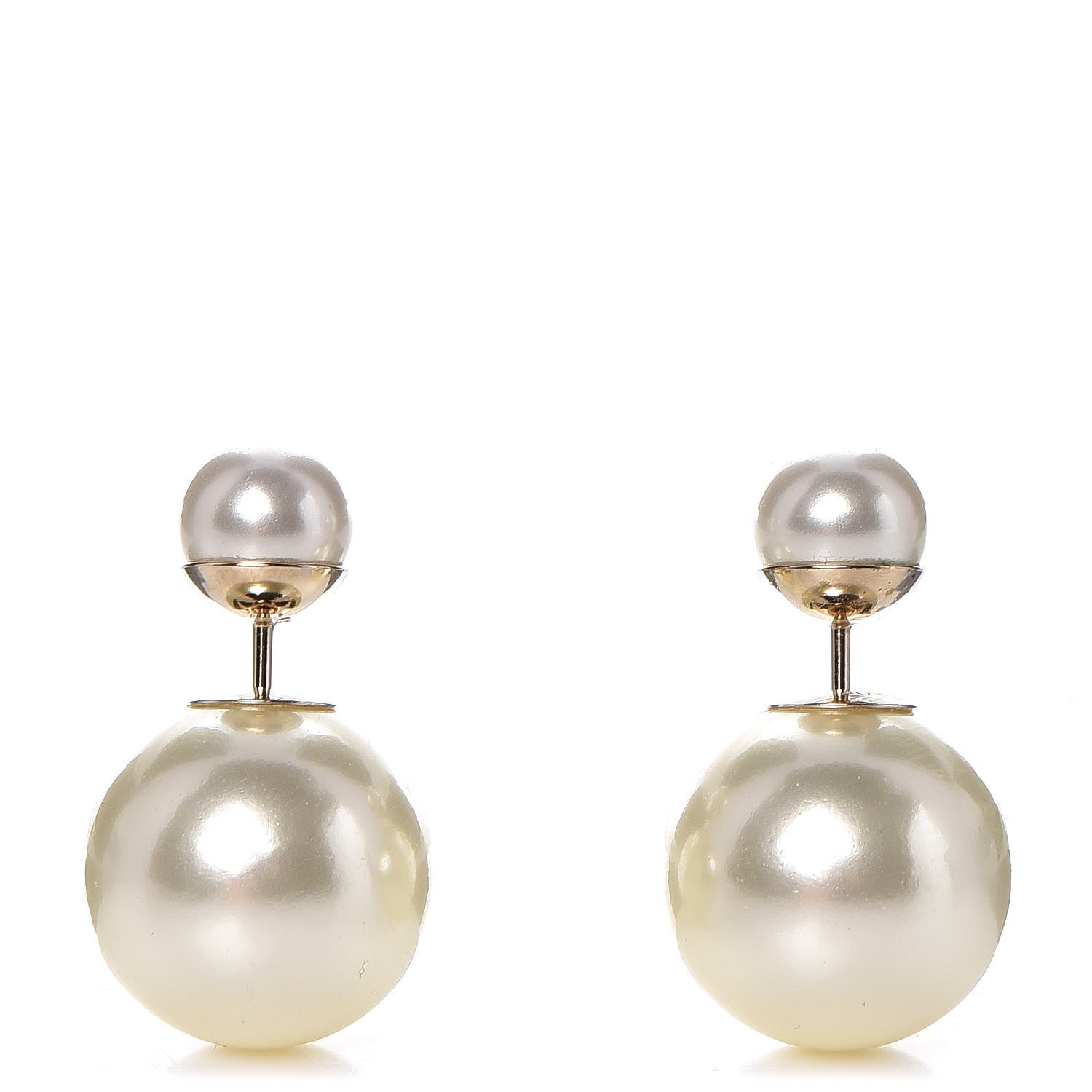 Christian Dior Pearl Mise En Dior Tribal Earrings 1 of 5