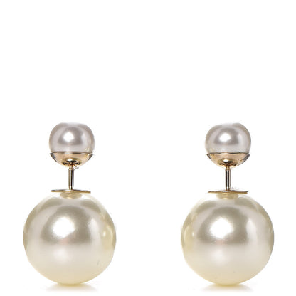 Christian Dior Pearl Mise En Dior Tribal Earrings 1 of 5