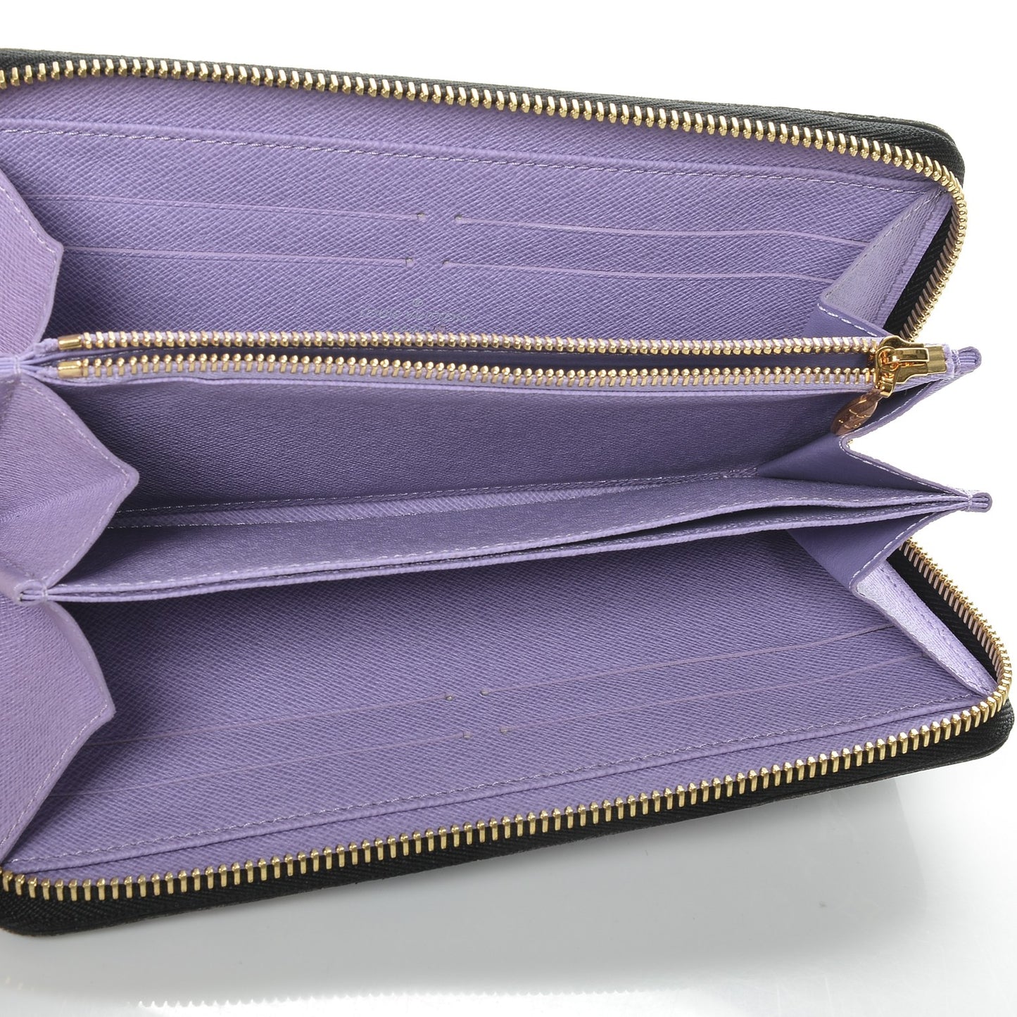Monogram Multicolor Zippy Wallet Black Violet