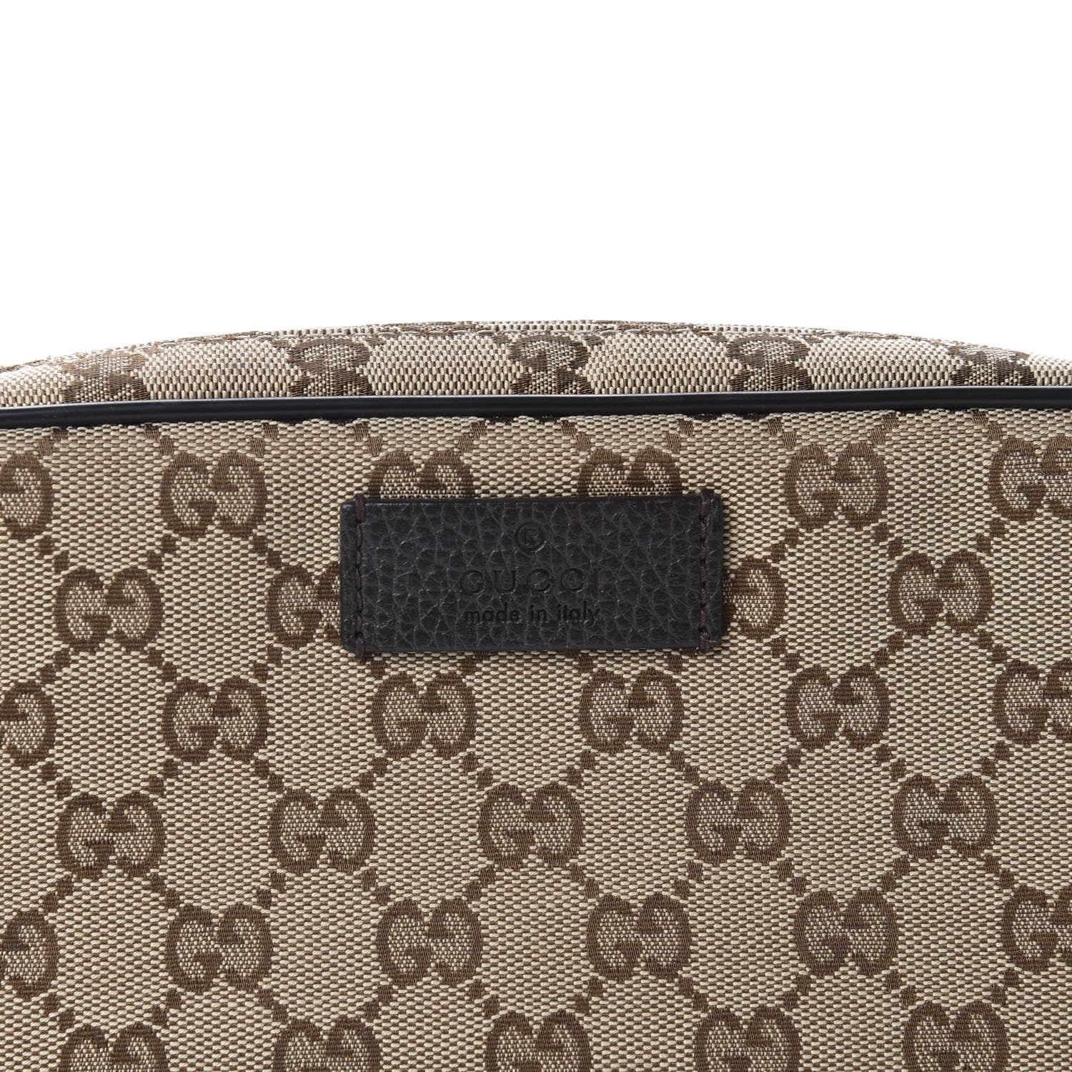 Gucci Monogram Belt Bag Dark Brown 10 of 10