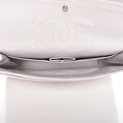 Chanel Aged Calfskin Quilted 50th Anniversary 2.55 Reissue Flap 226 White 6 of 11