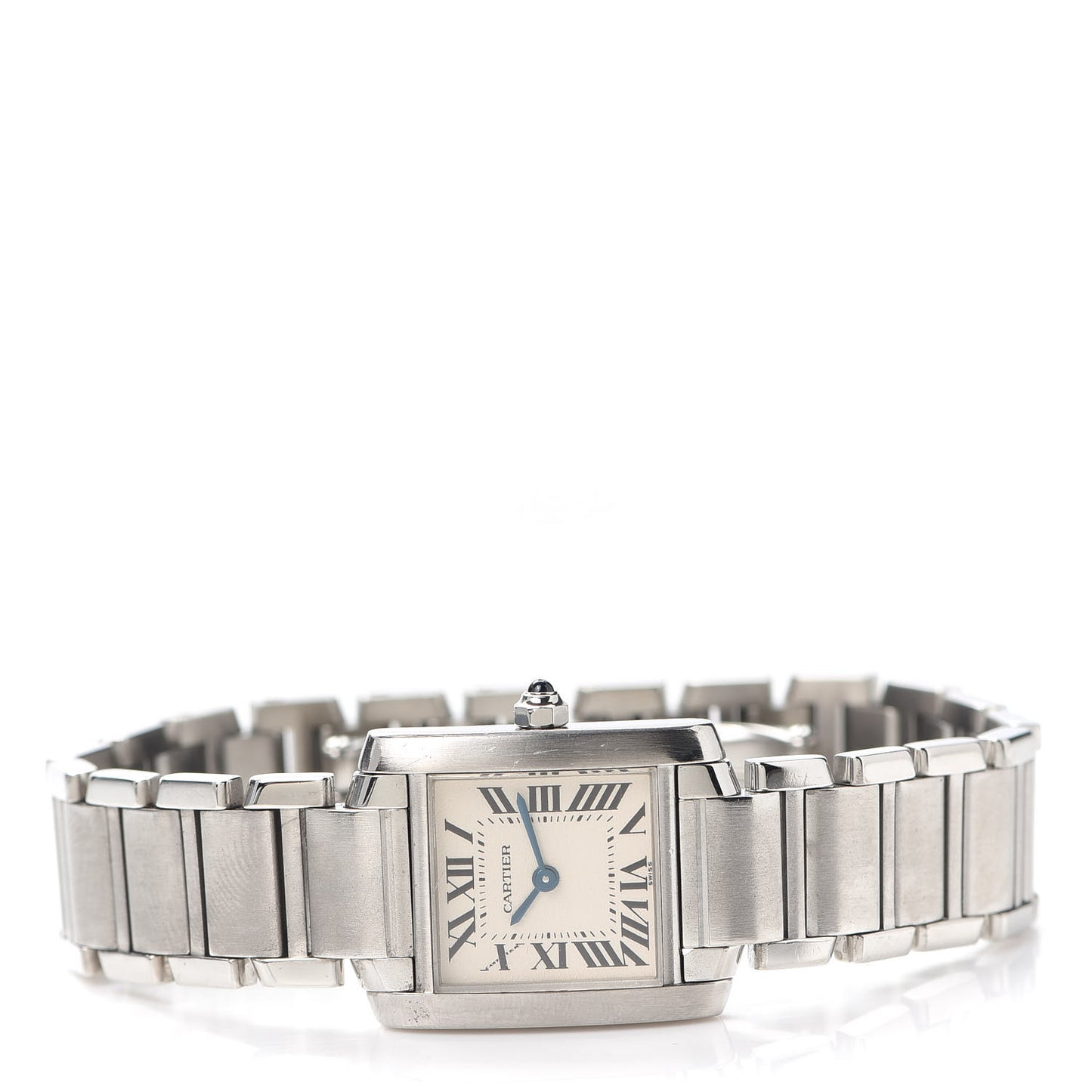 Stainless Steel 20mm Tank Francaise Quartz Watch