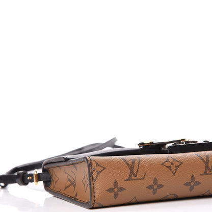 Louis Vuitton Calfskin Reverse Monogram Column Clutch 6 of 11