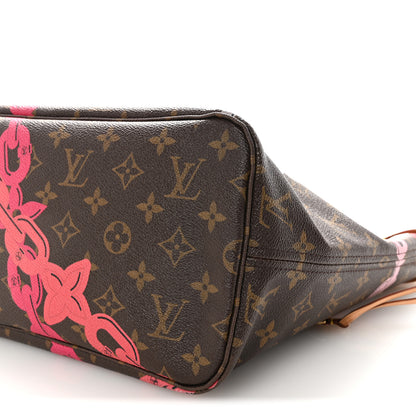 Louis Vuitton Monogram Bay Neverfull MM Rose Ballerine Poppy 10 of 10