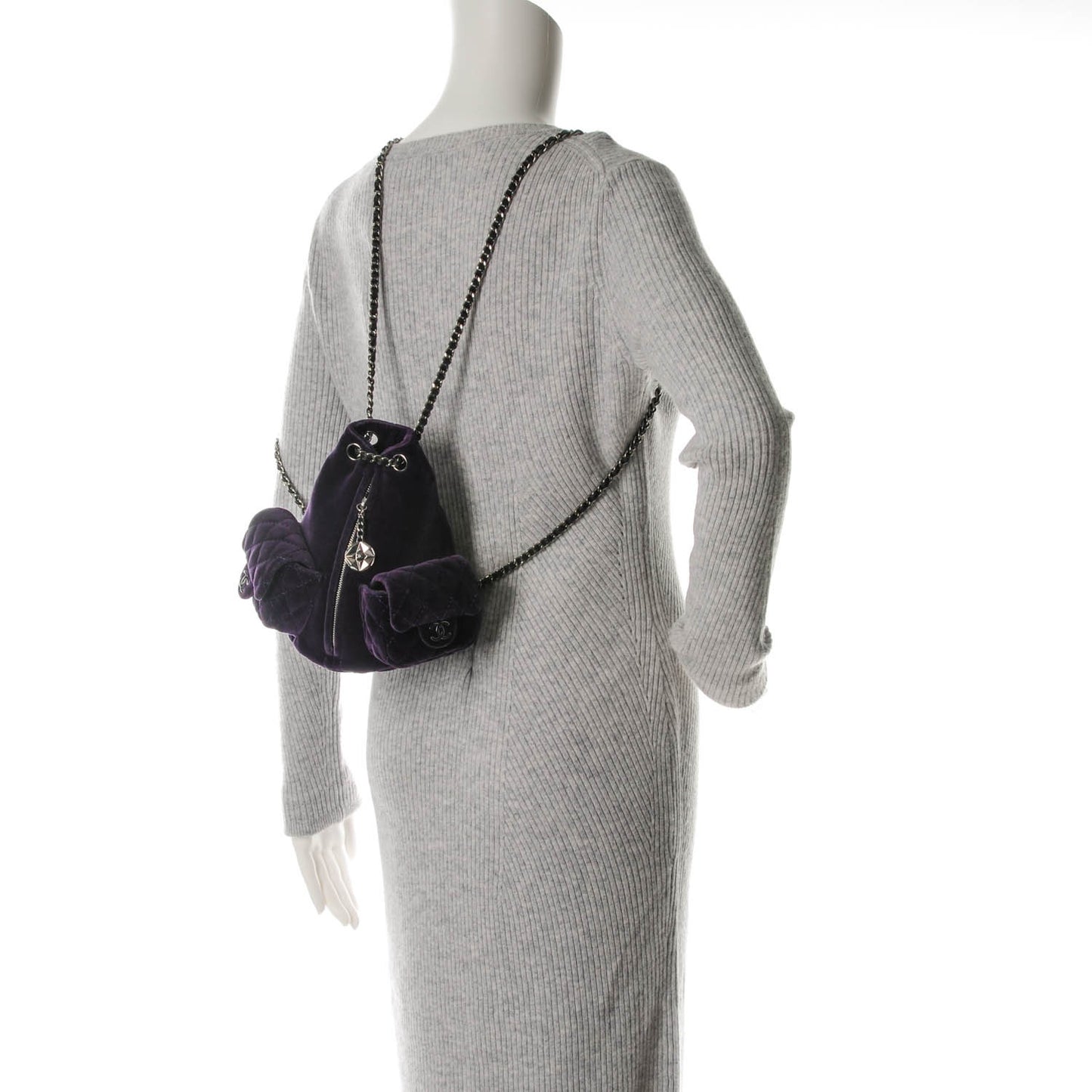 Velvet Mini Backpack Is Back Plum