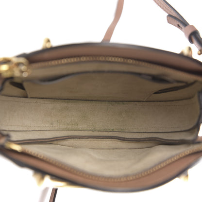 Chloe Calfskin Suede Small Pixie Bag Nougat 4 of 10