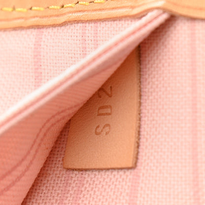 Louis Vuitton Damier Azur Neo Neverfull MM Rose Ballerine 9 of 14