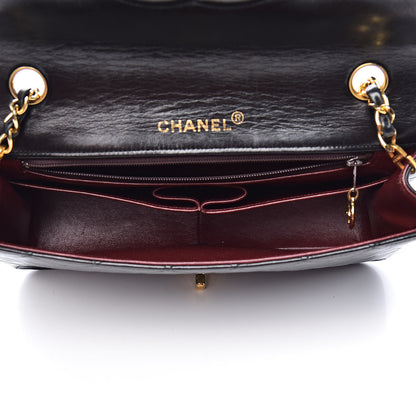 Chanel Lambskin Quilted Small Single Flap Bag Black 5 of 12