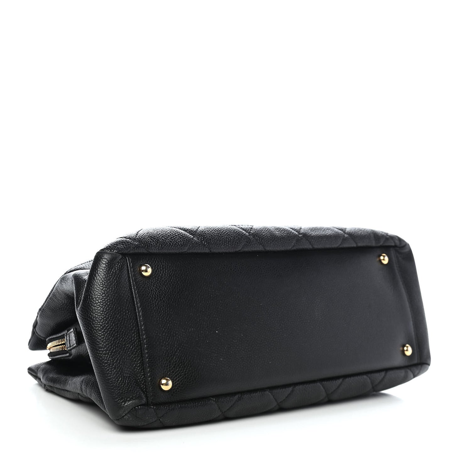 Caviar Quilted Timeless CC Soft Tote Black