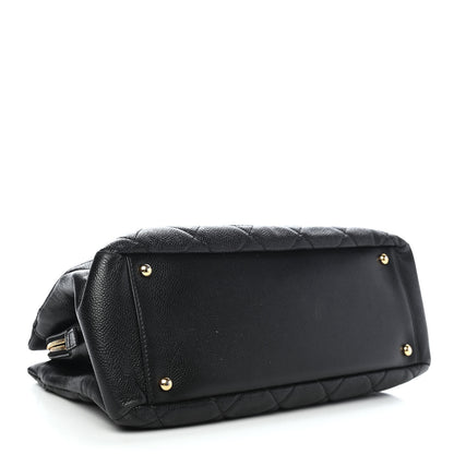 Chanel Caviar Quilted Timeless CC Soft Tote Black 4 of 9