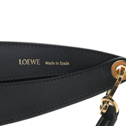 Loewe Jacquard Anagram Calfskin Luna Bag Navy Black 6 of 9