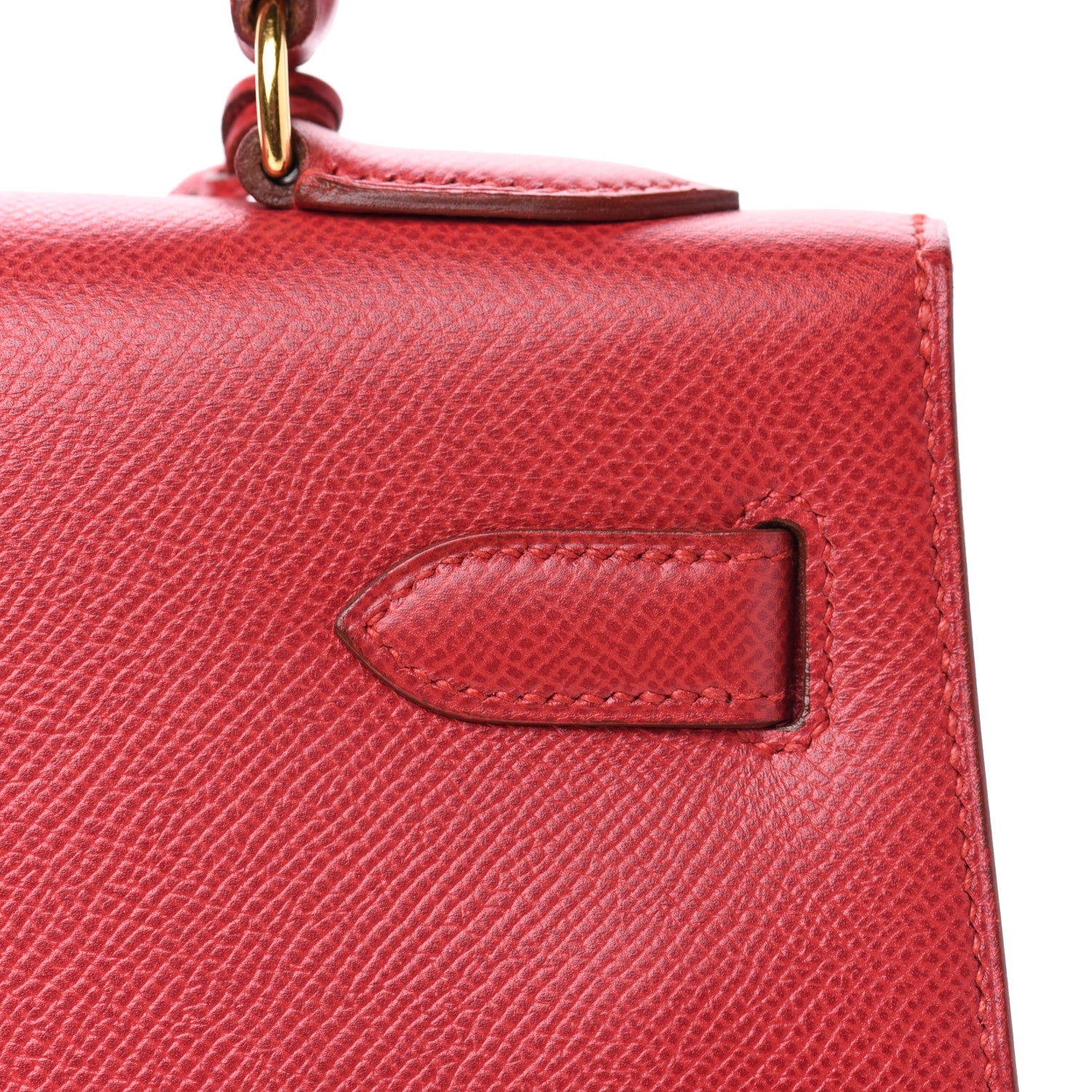 Hermes Courchevel Kelly Sellier 32 Rouge Vif 14 of 36