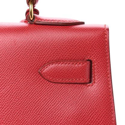 Hermes Courchevel Kelly Sellier 32 Rouge Vif 14 of 36
